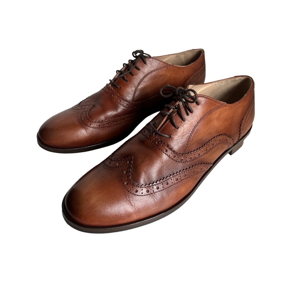 Massimo Matteo Leather Shoes. Wingtip, Made in Italy, size 11, EUC - Picture 5 of 12